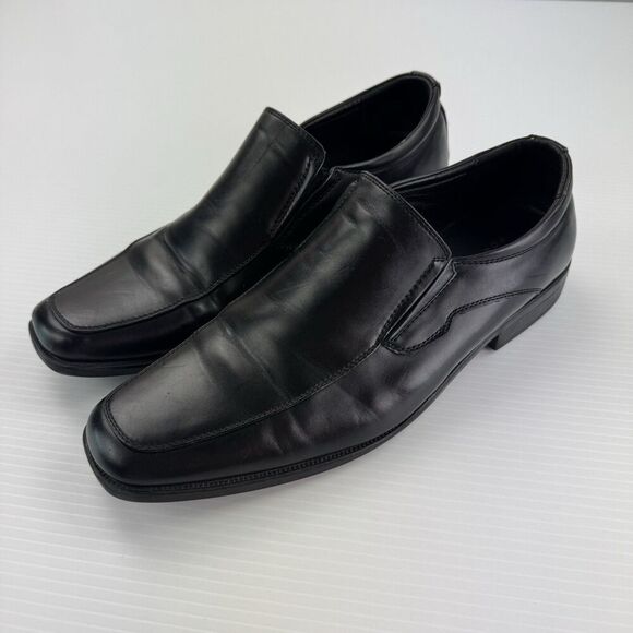 Perry Ellis Portfolio Men’s Size 12 Kent Wide Black Slip On Loafers Dress Shoes - Picture 10 of 10